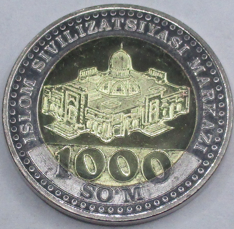 UZBEKISTAN 2022 bimetal 1000 som