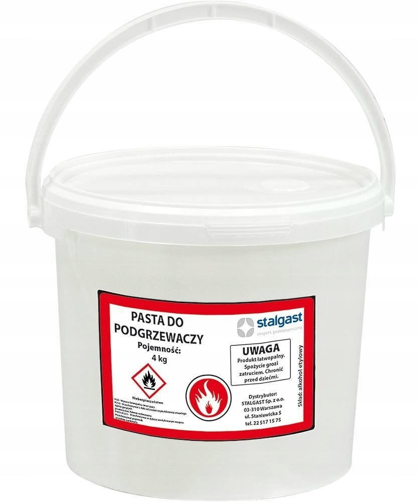 

Pasta do podgrzewacza, wiadro 4 kg Stalgast 430005