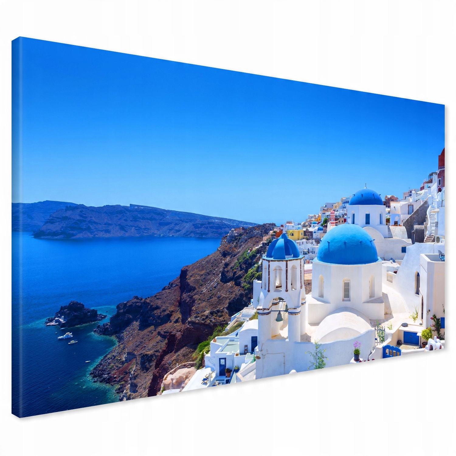 

Obraz na płótnie Santorini Grecja morze 120x80