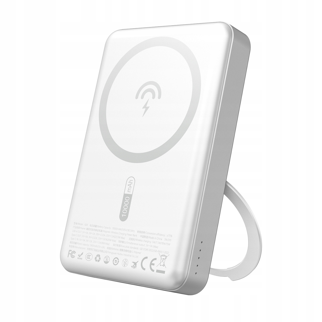 Powerbank Dudao K28 10000mAh Pd 22. 5W z MagSafe z metalową obudową i