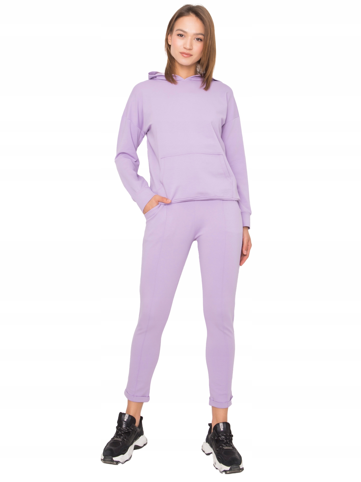 Bluza z kapturem Spodnie bawełniane Komplet M