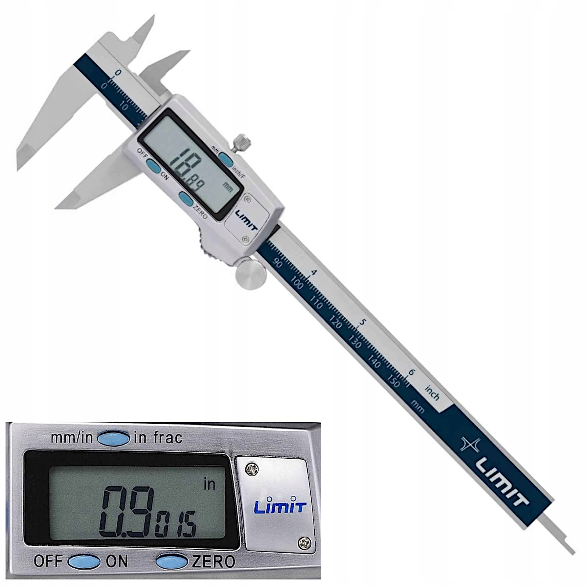 Limit Suwmiarka Elektroniczna 150 Stal Nierdzewna