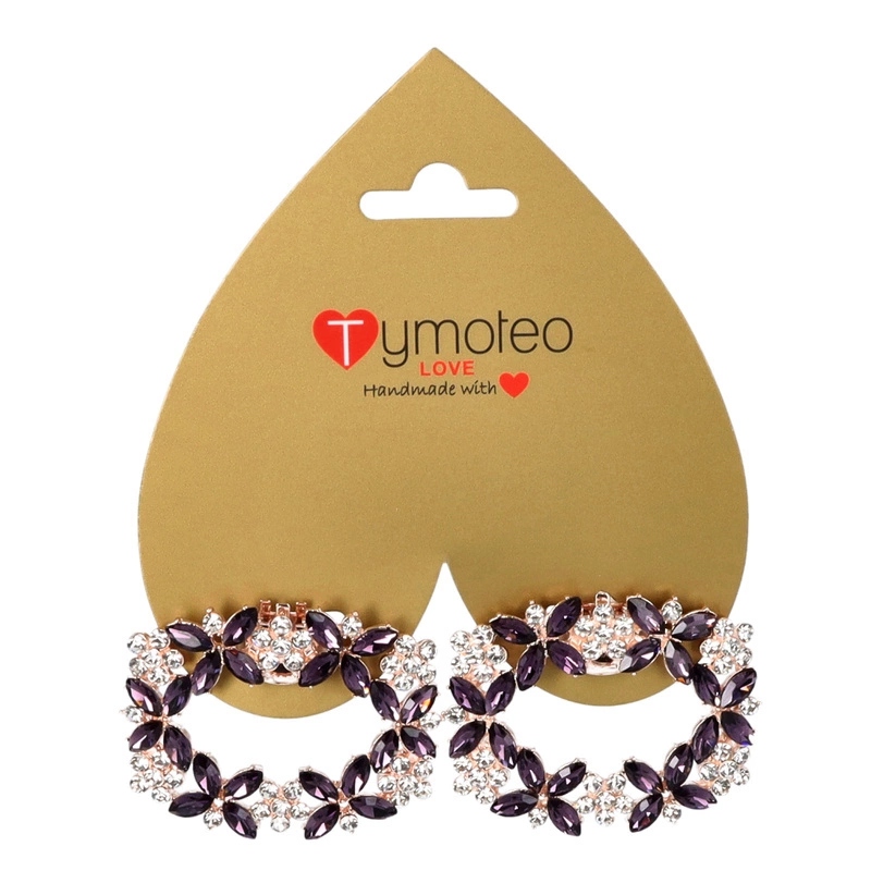 Klipsy do butów - TYMOTEO LOVE T30 FIOLETOWE Kod producenta TYMOTEO LOVE T30