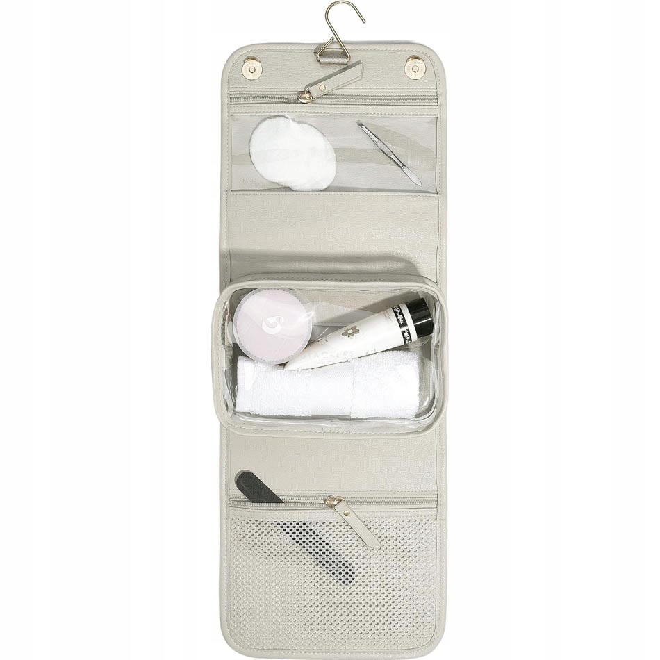 Cestovní kosmetická taška závěsná béžová Travel Stackers