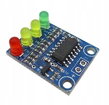 Wskaźnik naładowania akumulatora 12V, 4xLED