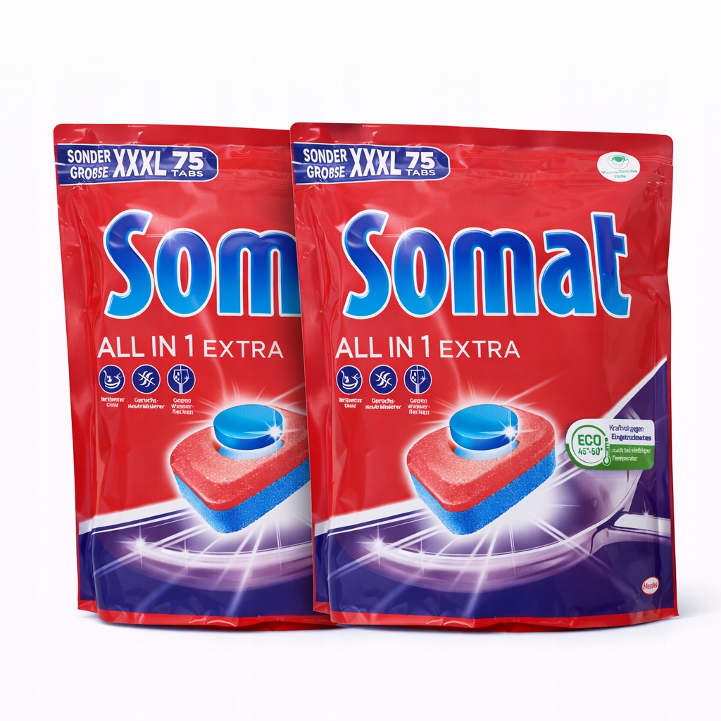 Levně Somat Tablety Do Myčky All in 1 Extra 75 ks 2x