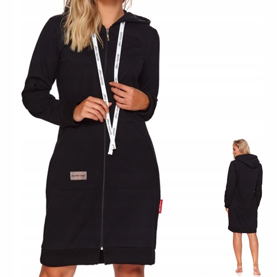 Župan Doctor Nap Mikina 4136 XL 42 černá