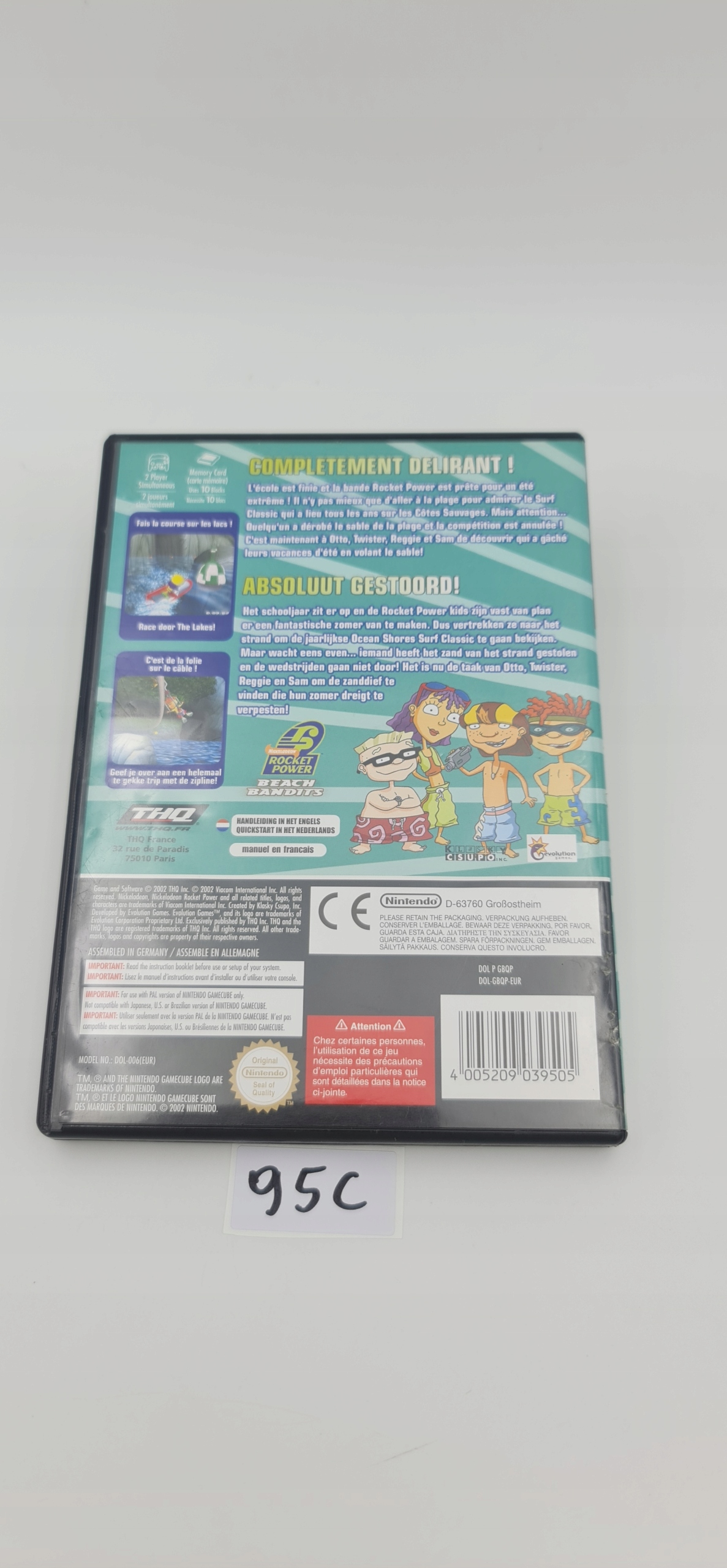 NINTENDO GAMECUBE ROCKET POWER BEACH BANDITS Producent Nintendo