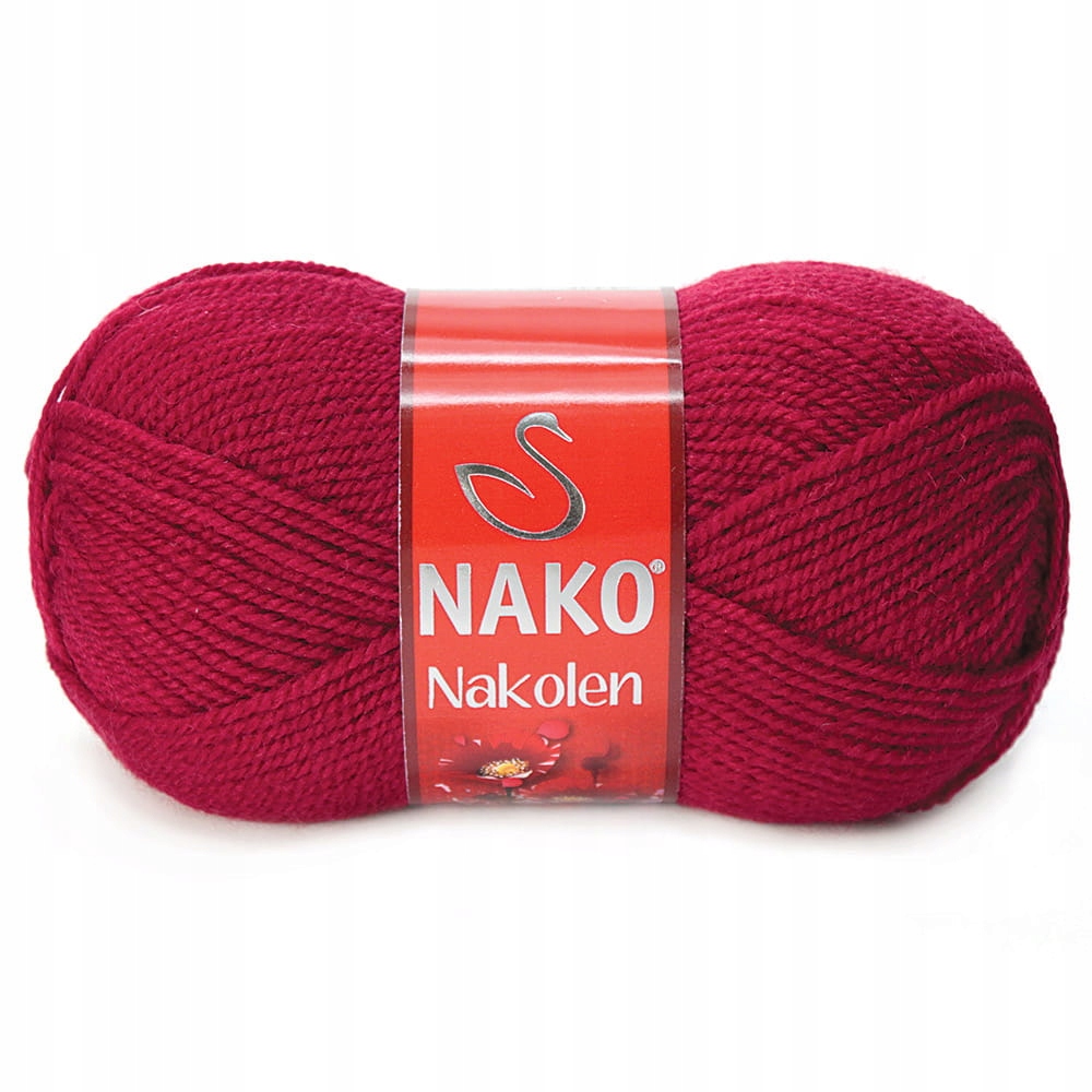 Włóczka Nako Nakolen 03630 burgund