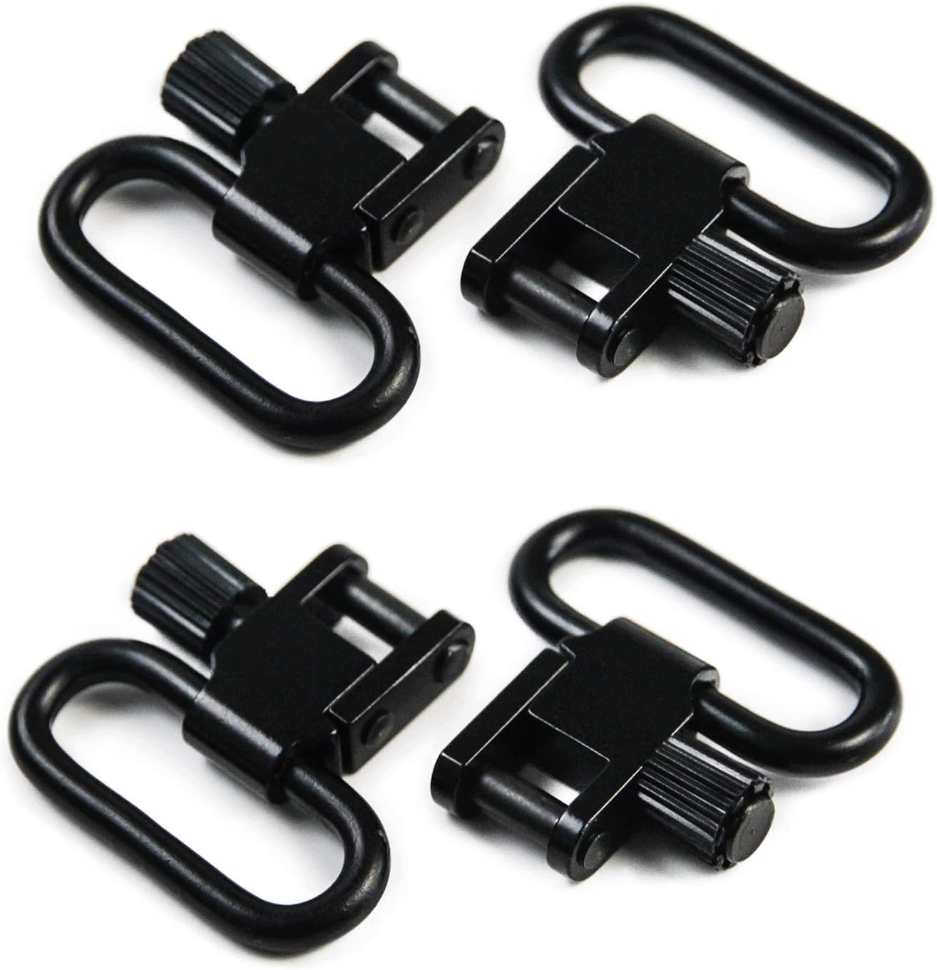 Zestaw 4 szt obrotowych zaczepów do pistoletu 2,5 cm szybko złączki Metal