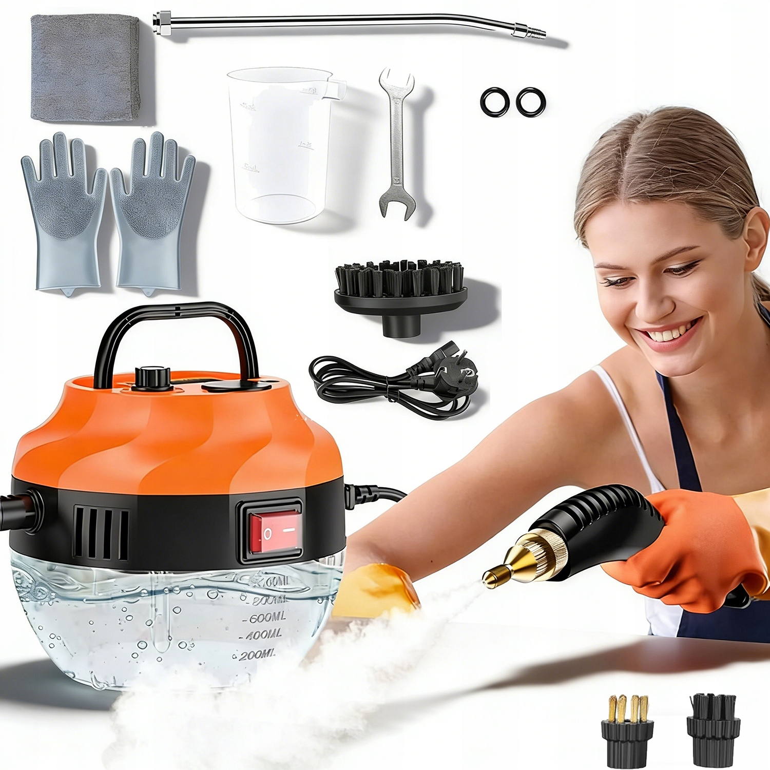 Ręczny Ciśnieniowa Myjka Parowy Do Mebli Kuchennych 1000ML 2500 W