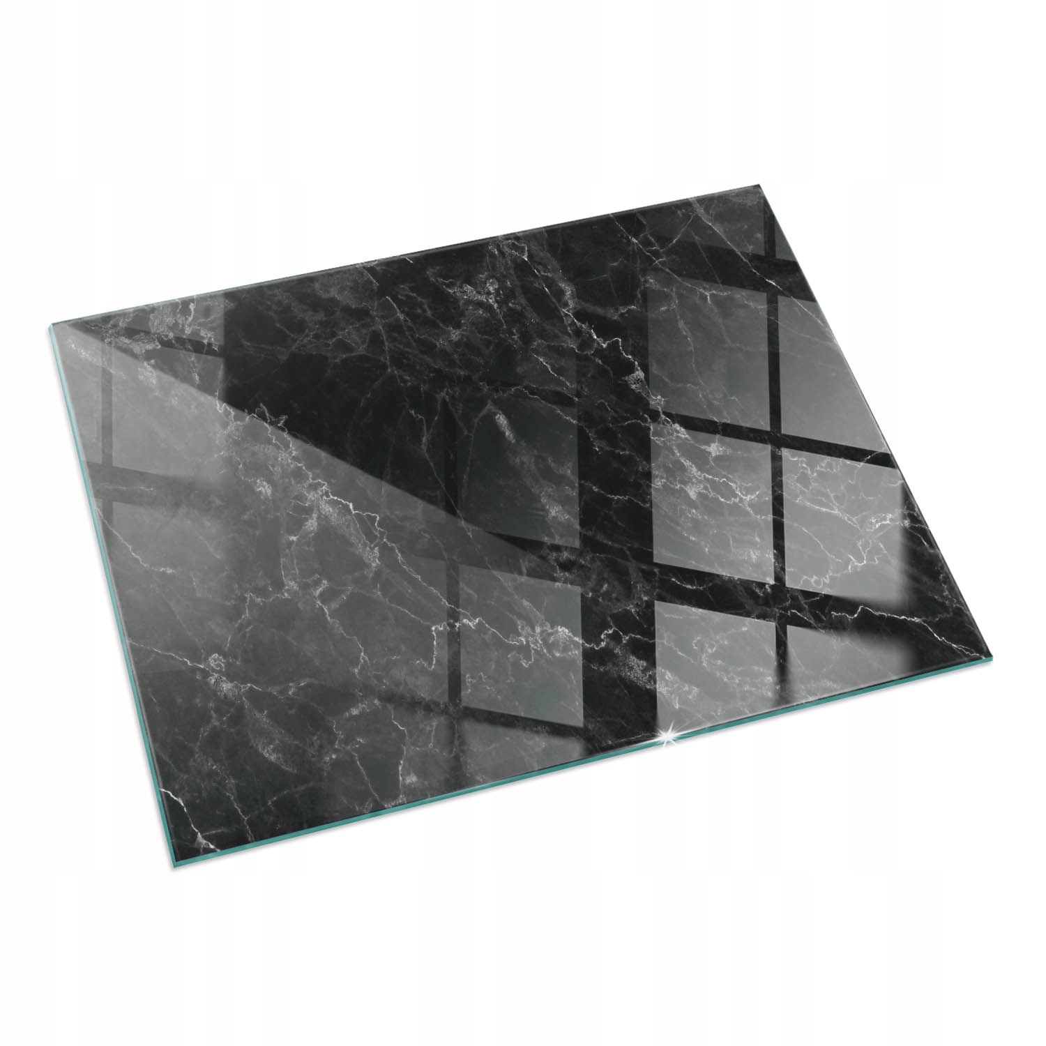Žáruvzdorná skleněná podložka S Potiskem Elegantní mramorový vzor 60 x 40 cm