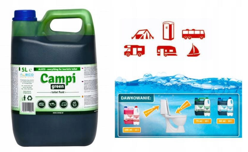 

Płyn Do toalet turystycznych chemi Campi Green 5L