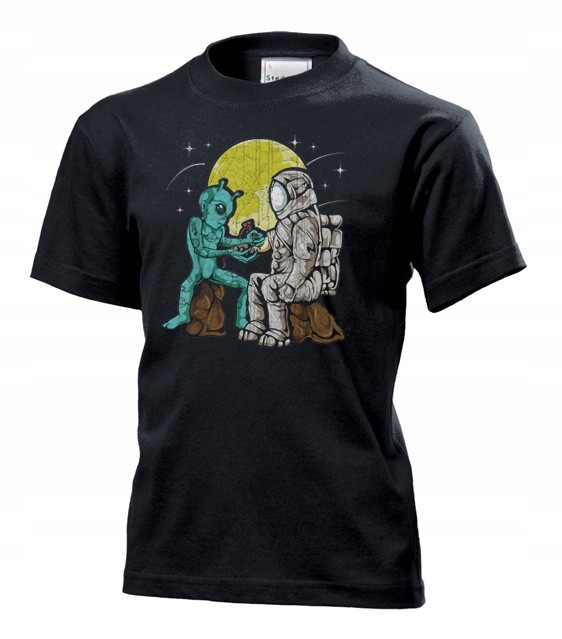 

Koszulka dziecięca Ufo astronauta kosmos tatuaż L