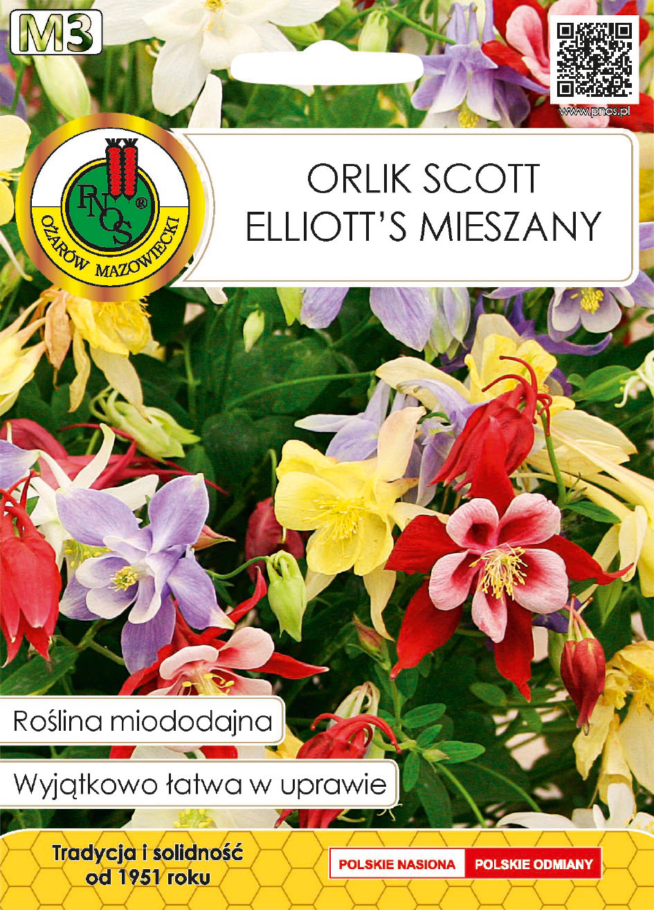 

Orlik Scott Elliott's mieszany -roślina miododajna