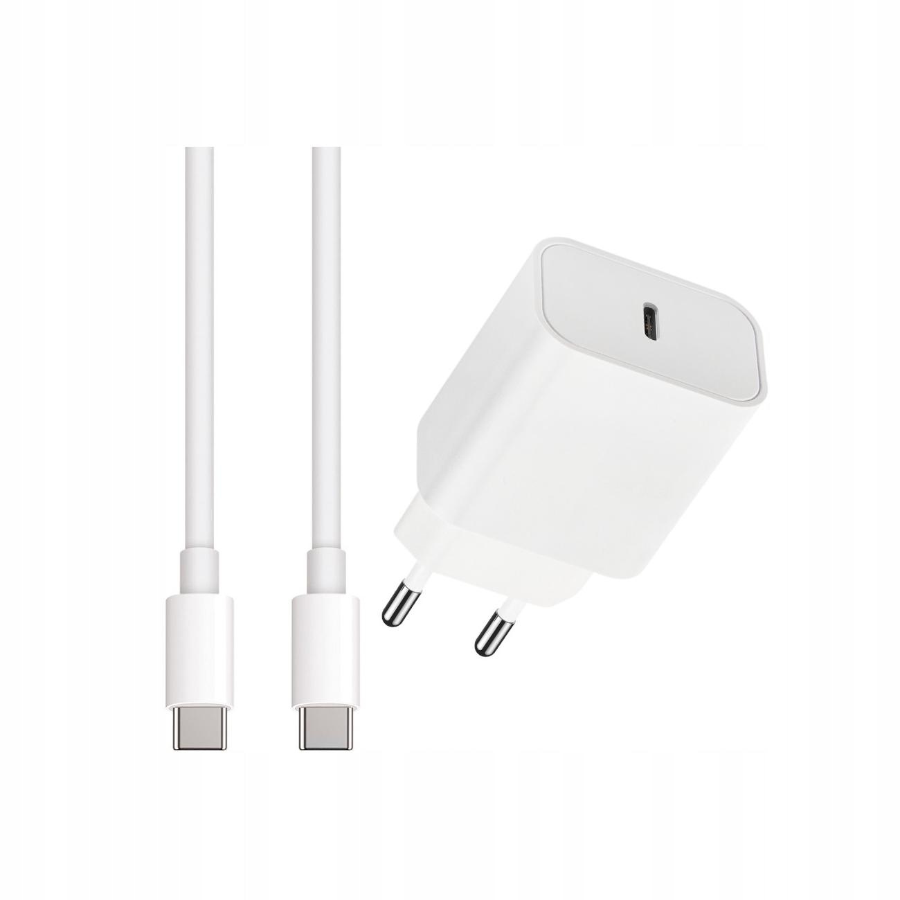 Ładowarka Usb-c 20W z długim kablem 2m do Samsung Galaxy S21 Fe 5G