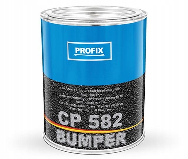 Profix CP582 Bumper Lakier strukturalny do zderzaków plastiku Czarny 1L.