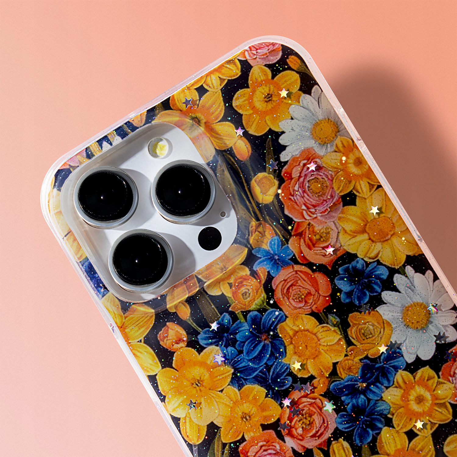 Nakładka Glow Glam do Motorola Moto G86 pomarańczowa