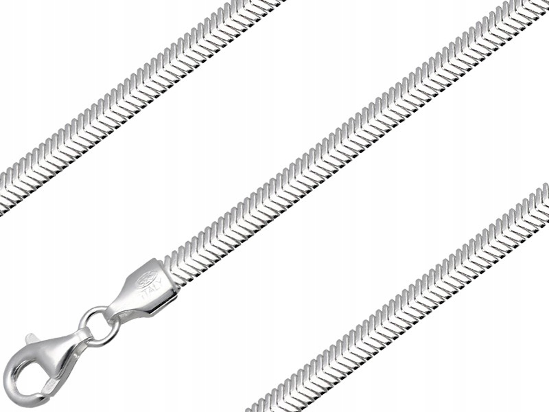 

Łańcuszek Srebrny Linka Płaska 45CM 4,3MM PR925