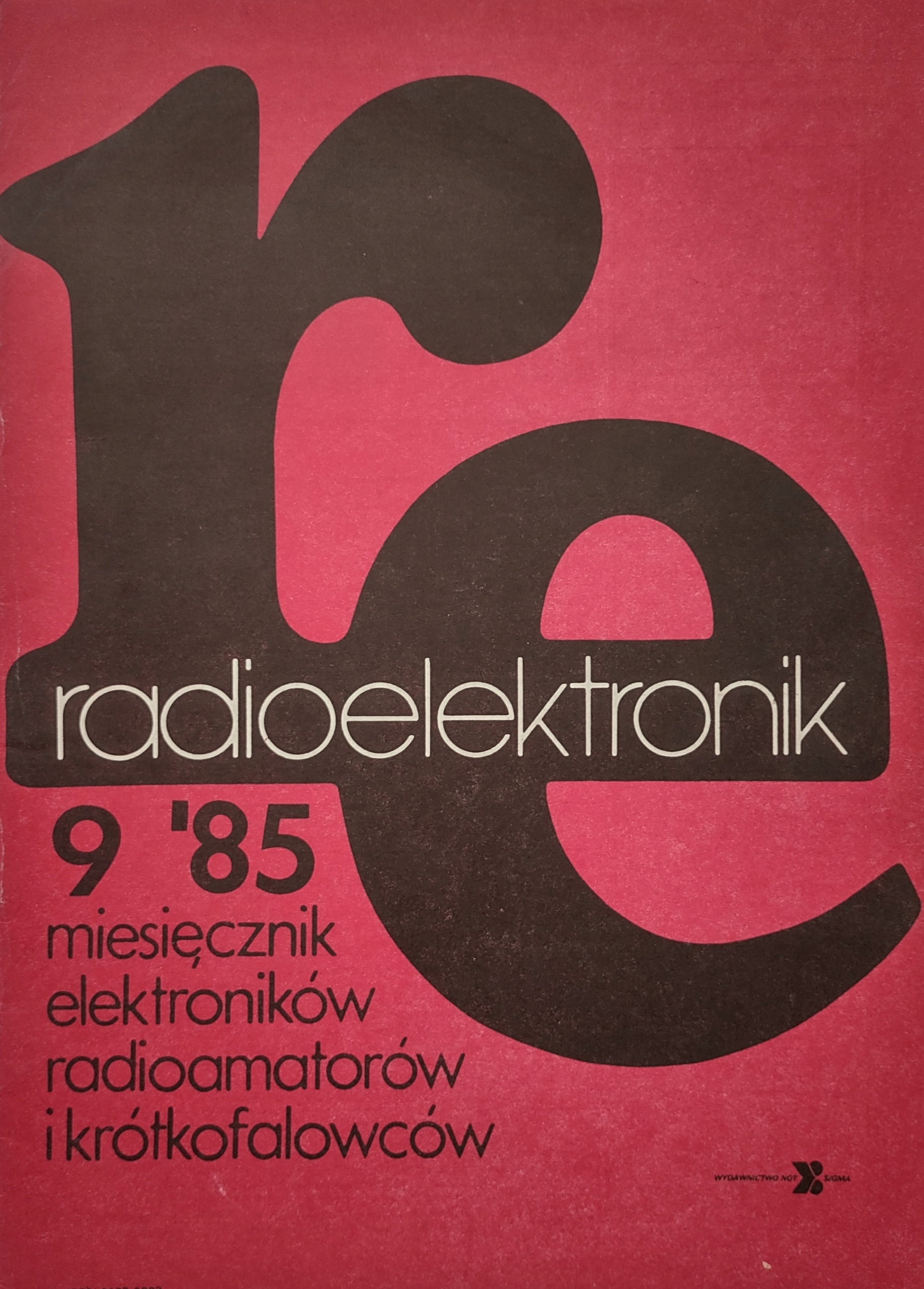 Radioelektronik 9/85 ZX Spectrum