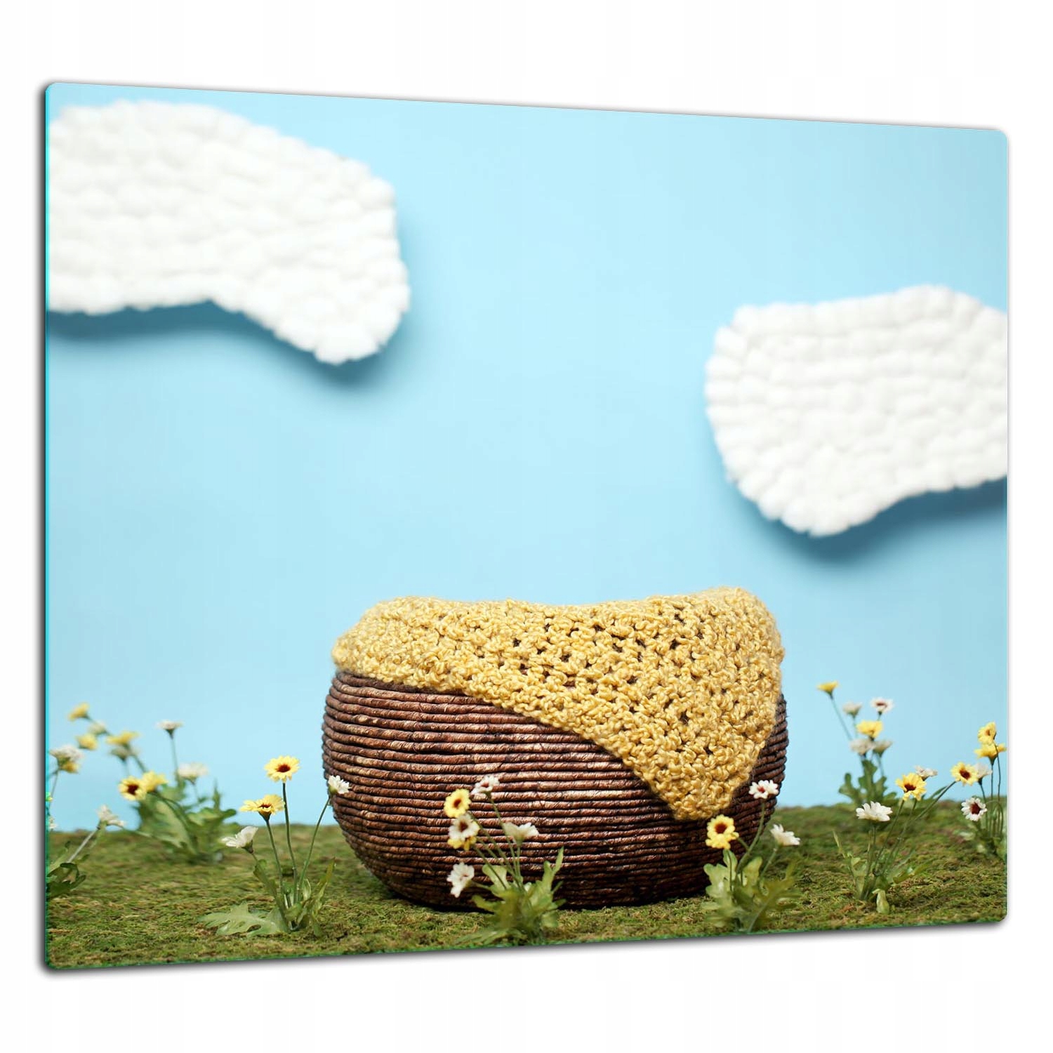Skleněná Ochranná Deska Panel Lepidlo 65x60 Kus