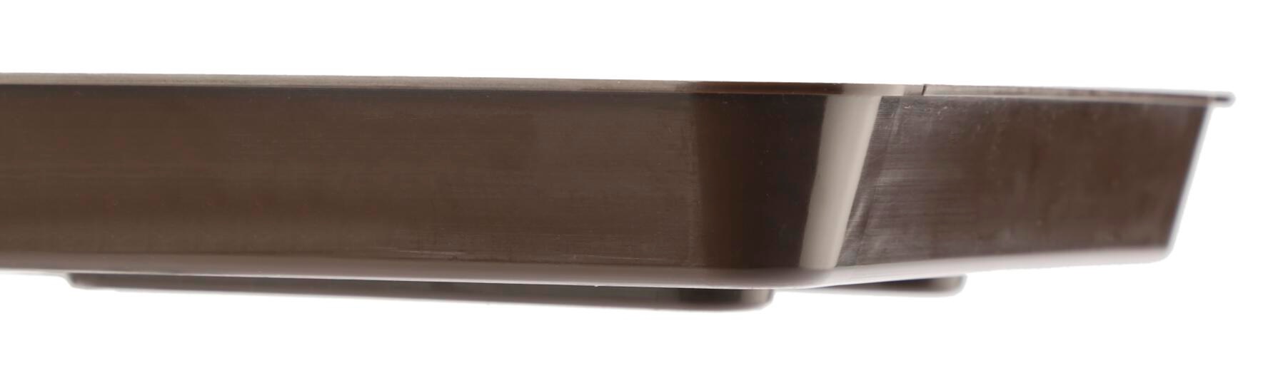 PODSTAWKA POD DONICZKĘ SKRZYNKĘ BALKONOWĄ RATTAN PROSTOKĄT 40CM BRĄZ Materiał wykonania tworzywo sztuczne