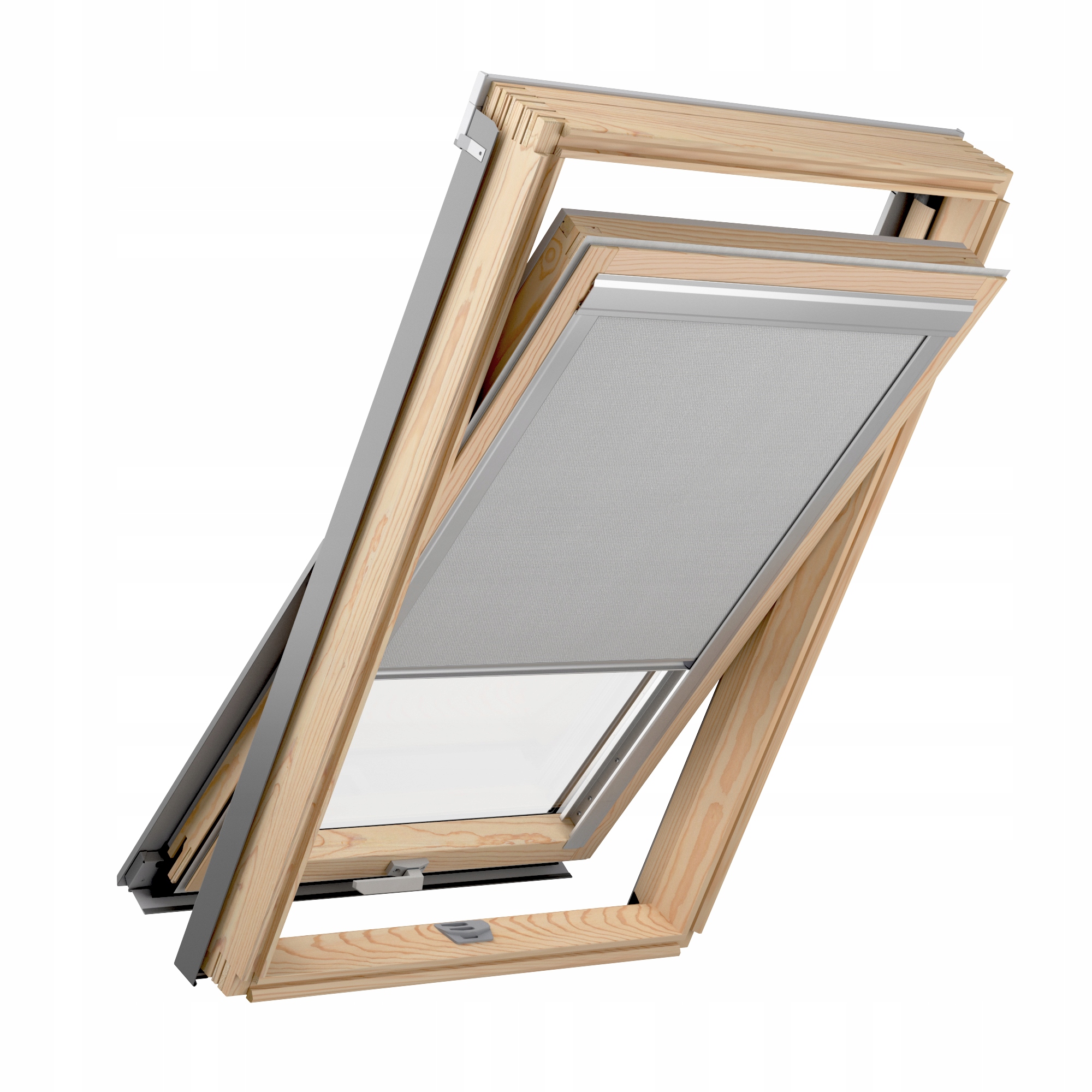 Roleta Termo na okná RoofLITE+ Dakstra Velux Fakro 78x118 M6A svetlosivá