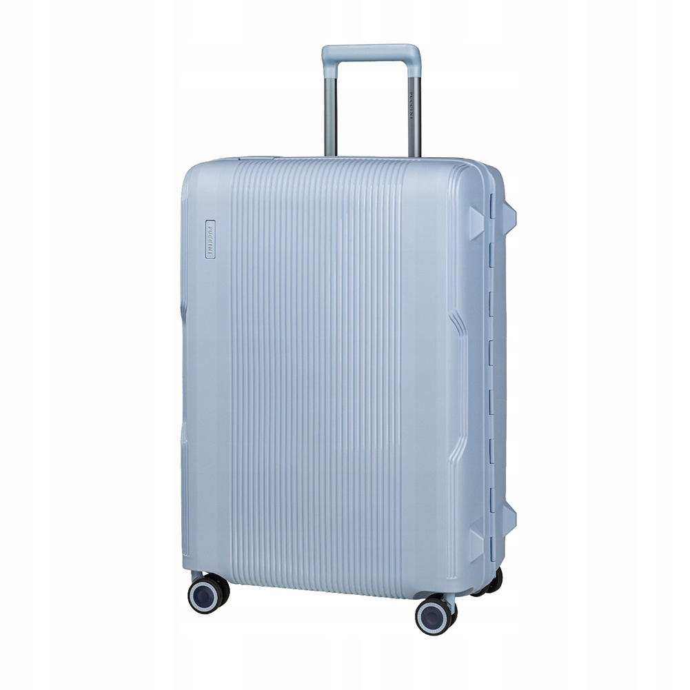 Walizka Średnia Podróżna Twarda Na Kółkach Puccini Niebieska PP022B 7B