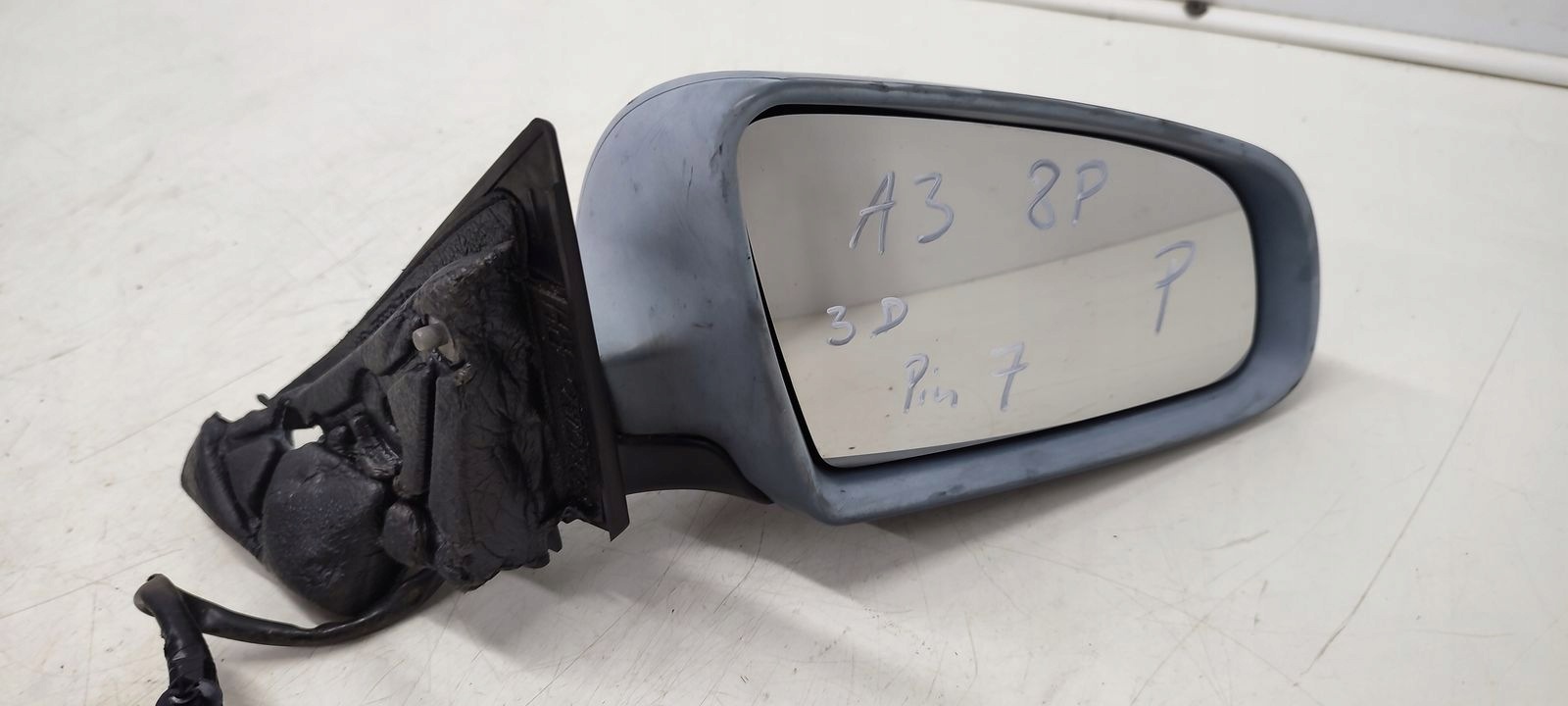 mirror right do malowania 7pin Audi A3 8P
