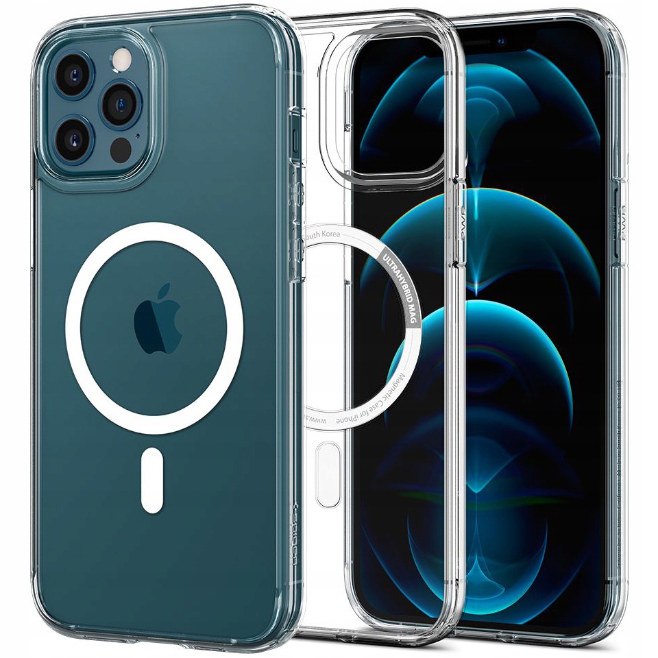 

Etui do iPhone 12 /Pro, Spigen Ultra Hybrid Mag