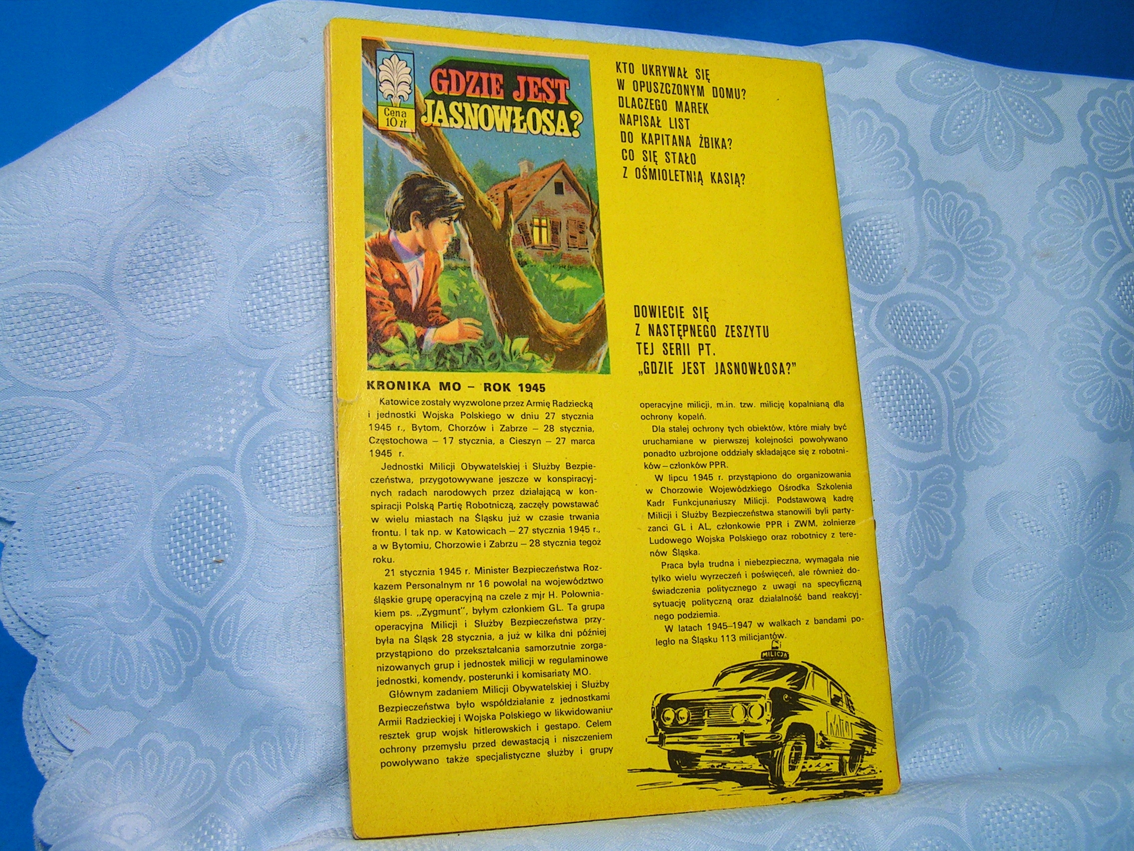 KOMIKS KAPITAN ŻBIK KRYPTONIM WALIZKA 1974 WYD. 1 STAN 7 Wydawnictwo Wydawnictwo Sport i Turystyka