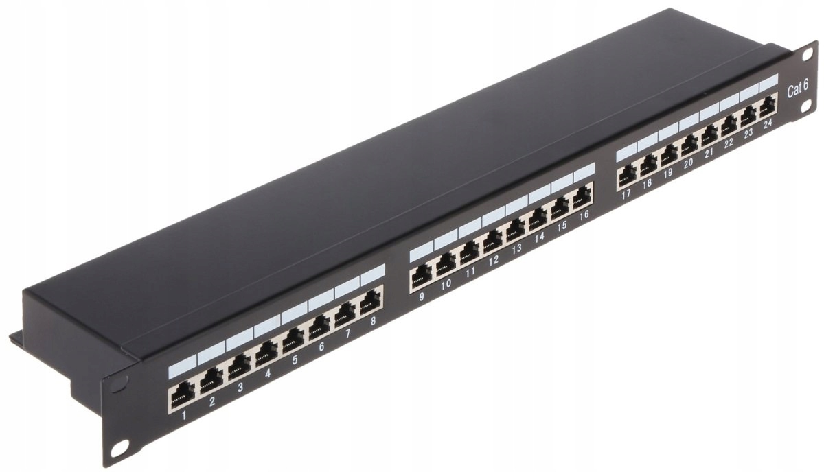 Propojovací panel RJ-45 PP-24/RJ6-C/FTP-S