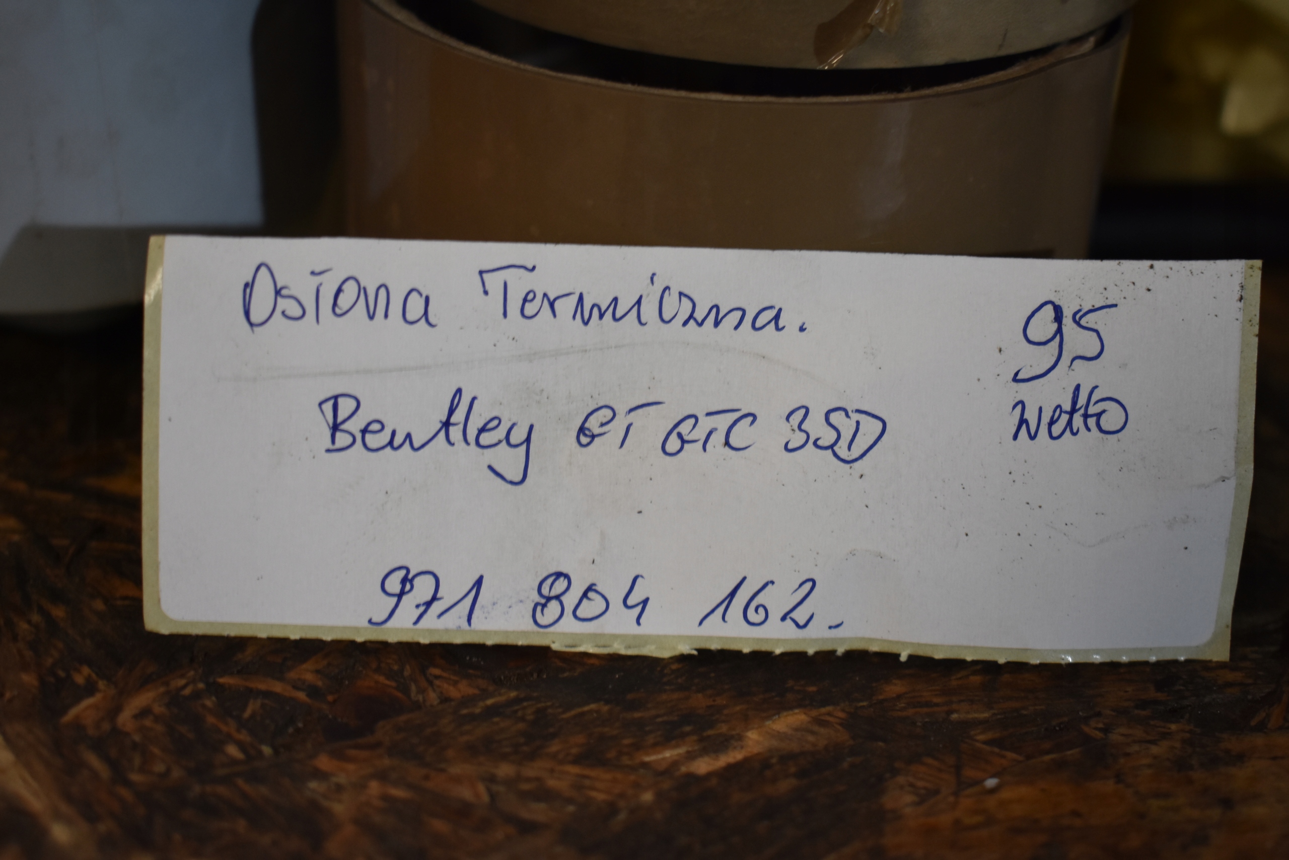 IDEALNA Blende Abdeckung TERMICZNA BENTLEY GT GTC 3SD 1