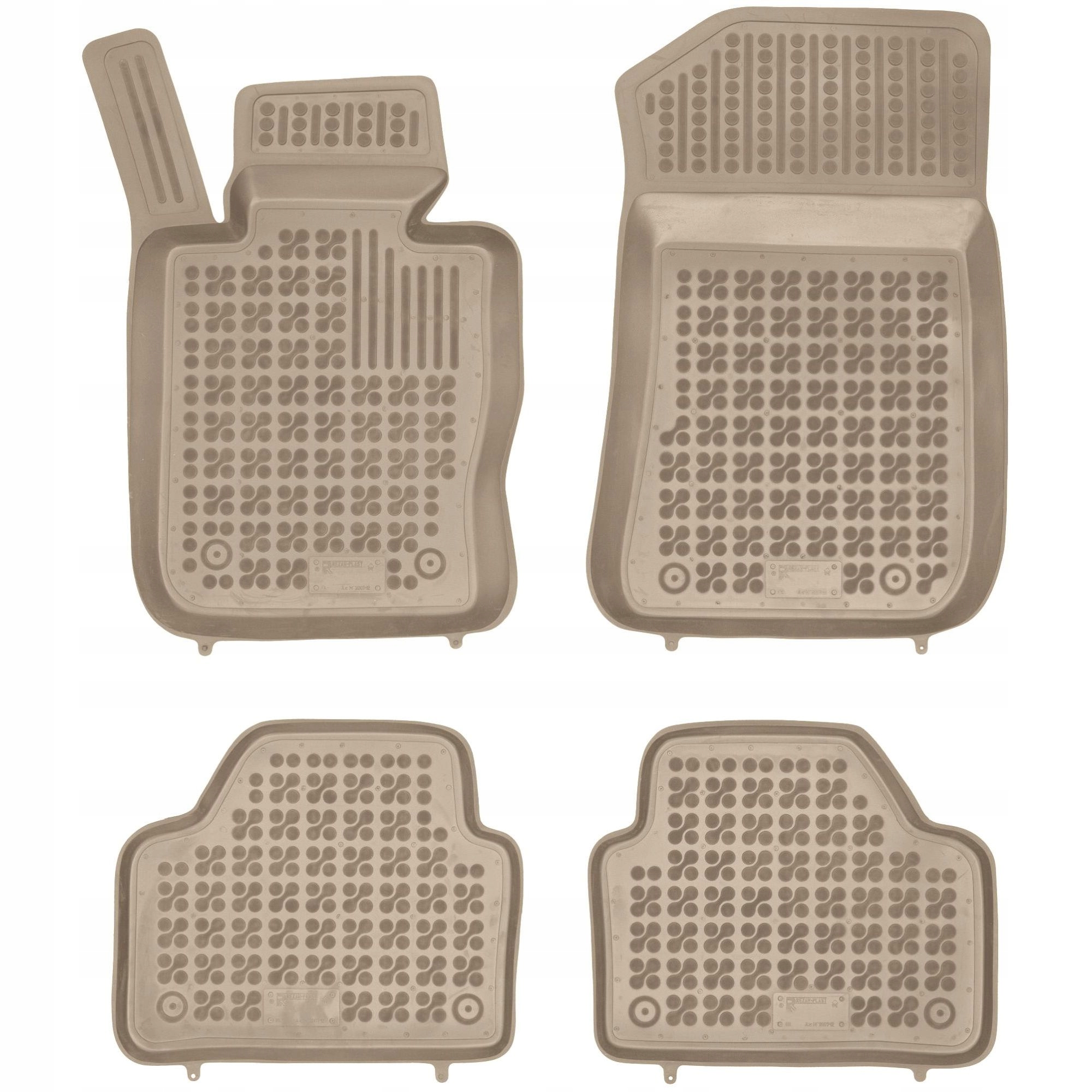 Béžové gumové rohože Bmw X1 (E84) 2009-2016