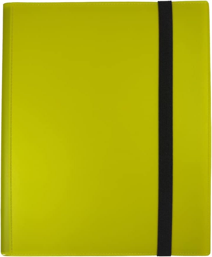 ARKERO G Album klaser na karty kolekcjonerskie 360 kart 9 okienek ŻÓŁTY