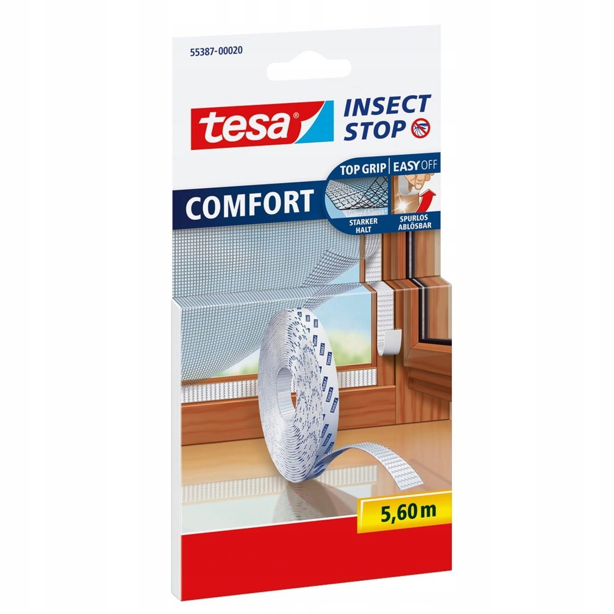 

Rzep samoprzylepny moskitier tesa Comfort 5,6m 9mm