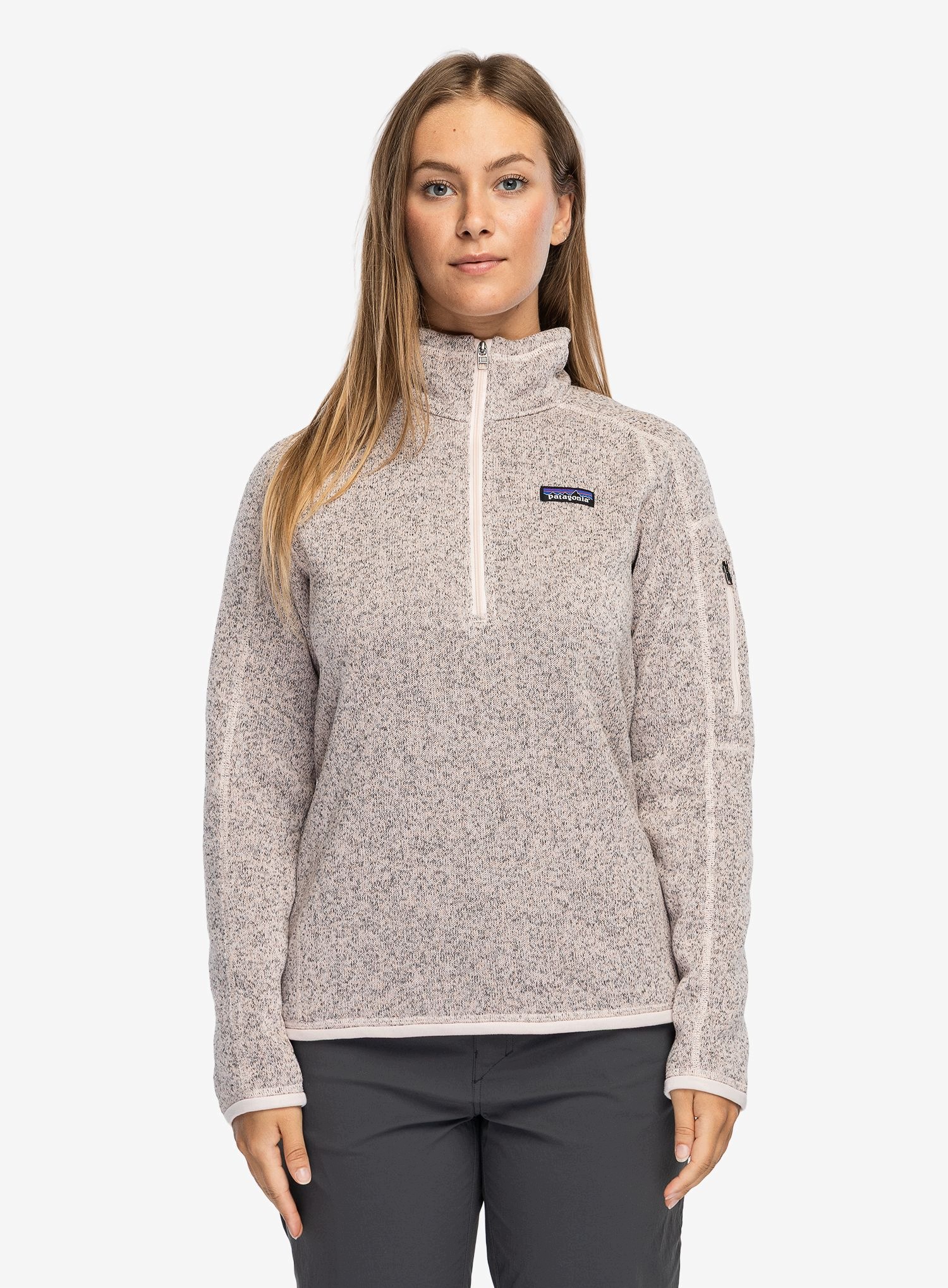 Polar damski Patagonia Better Sweater 1/4 Zip pink frost L