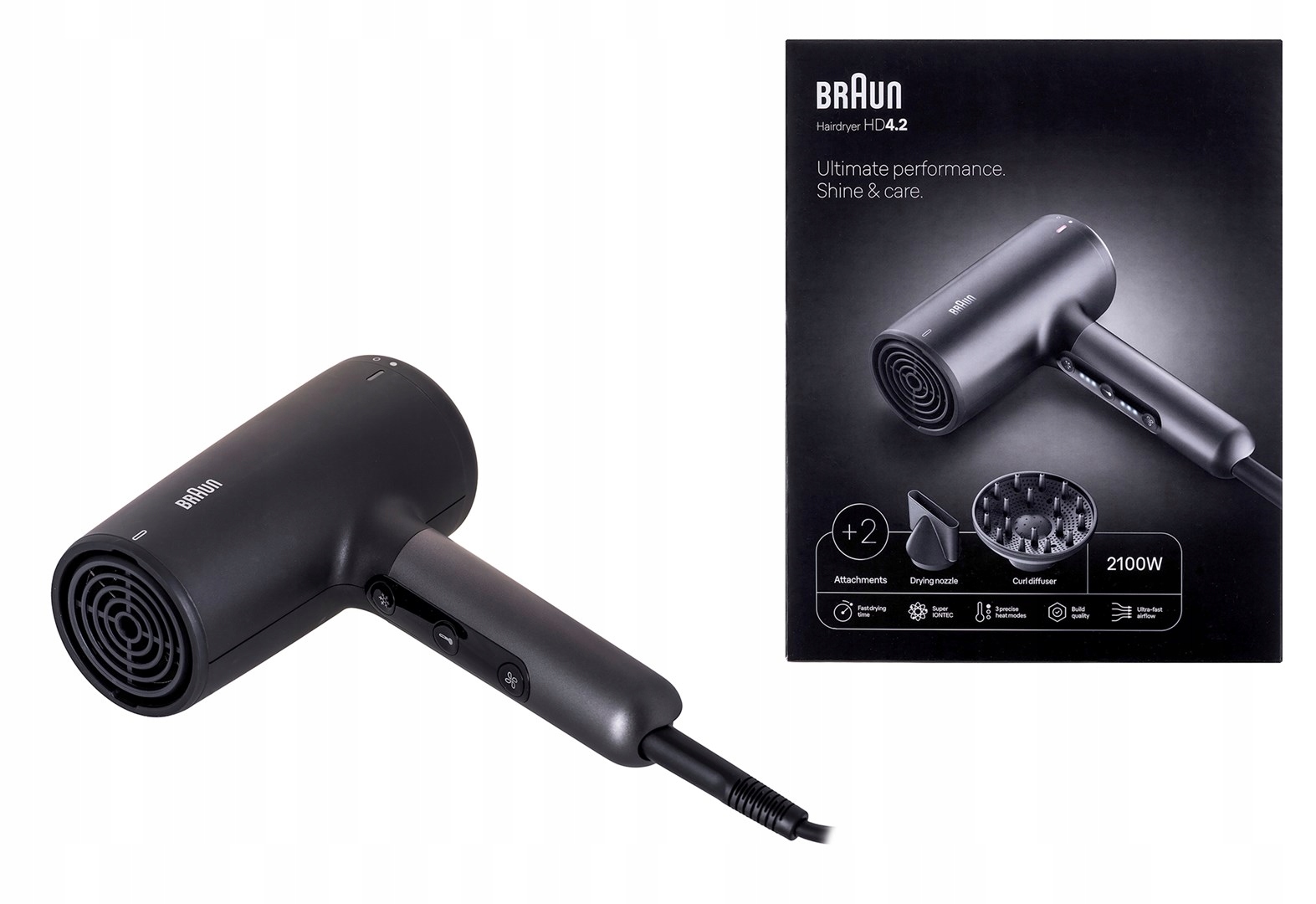 Suszarka do włosów Braun HD425E 2100W