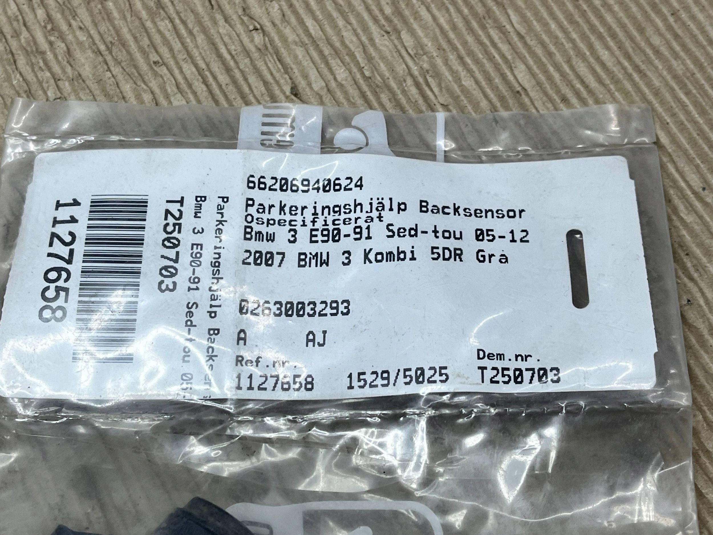 Sensor Parken PDC BMW 3 E90 E91 66206940624
