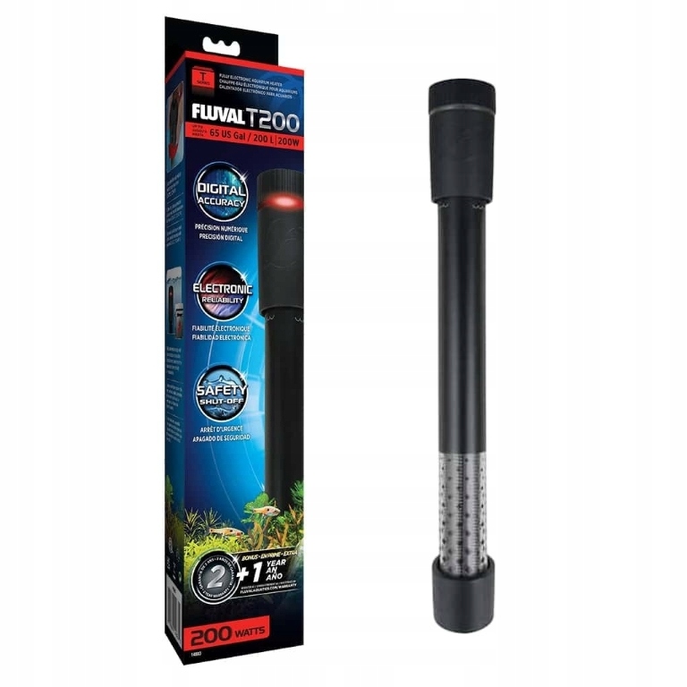 Levně Fluval T200 Fully 200W akvarijní ohřívač