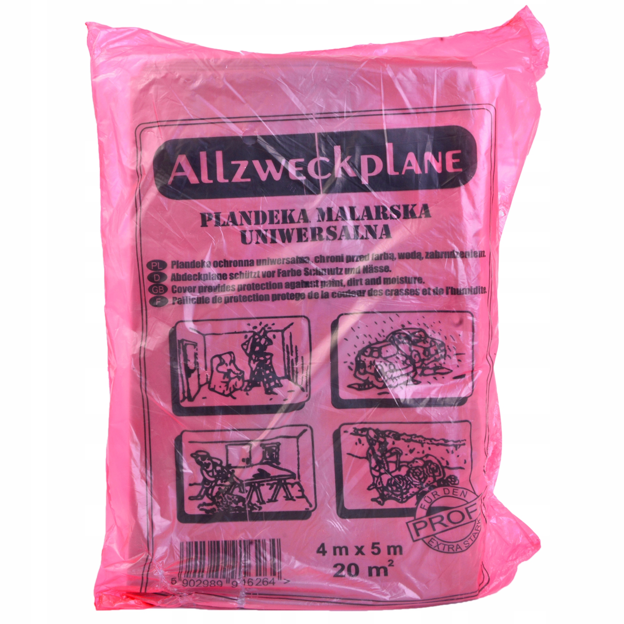 

Plandeka Budowlana Folia Malarska Bardzo Gruba 4X5