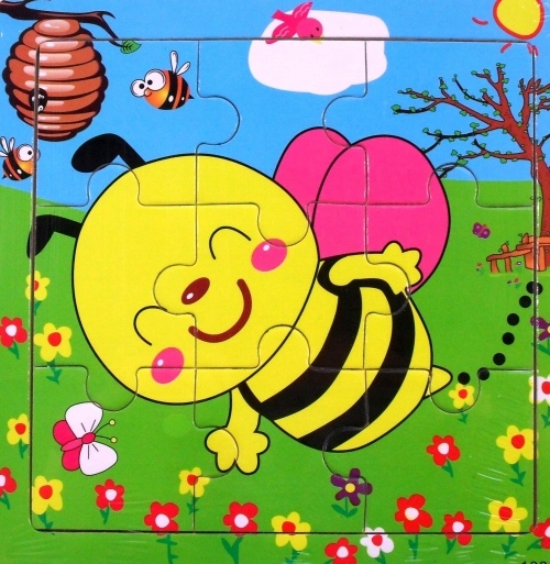 

Edukacyjne Puzzle Drewniane 9el.MEGA Wybór