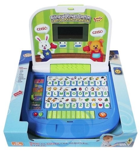 

Edukacyjny Laptop Dwujęzyczny 3 4 5 Latka