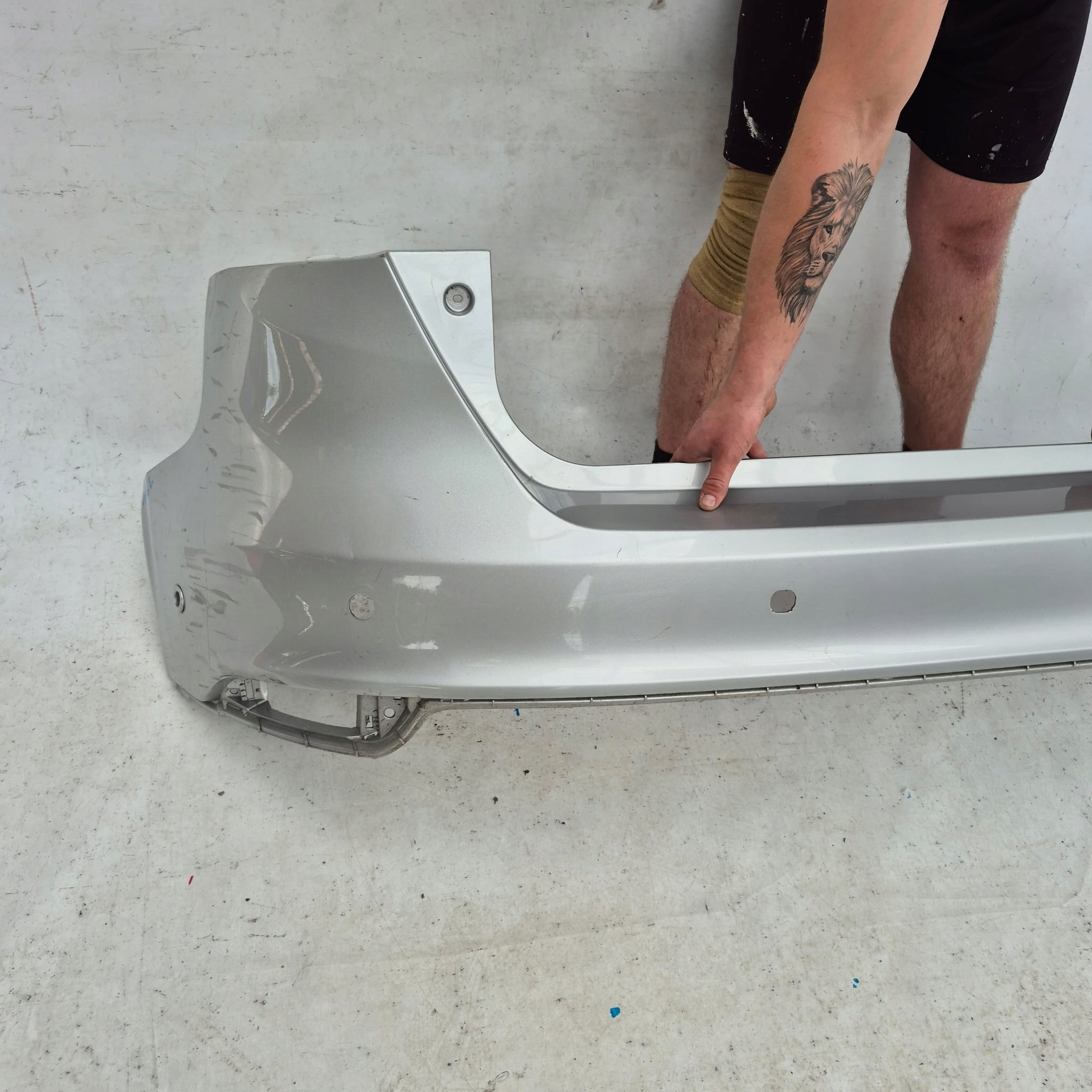 FORD FOCUS MK3 HB LIFT 14- bumper rear part rear 6XPDC