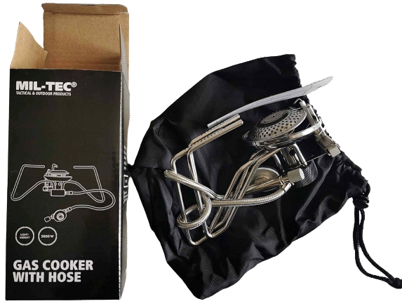 MIL Tec Plynový turistický vařič s kabelem 260 g
