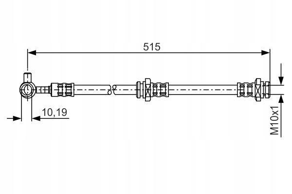 BOSCH 1 987 476 376 Przewód hamulcowy elastyczny