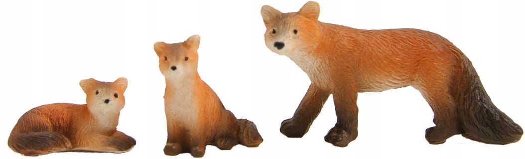 

Rodzina Lisów- do 2,5cm wys./ do figur o wys 4-5cm