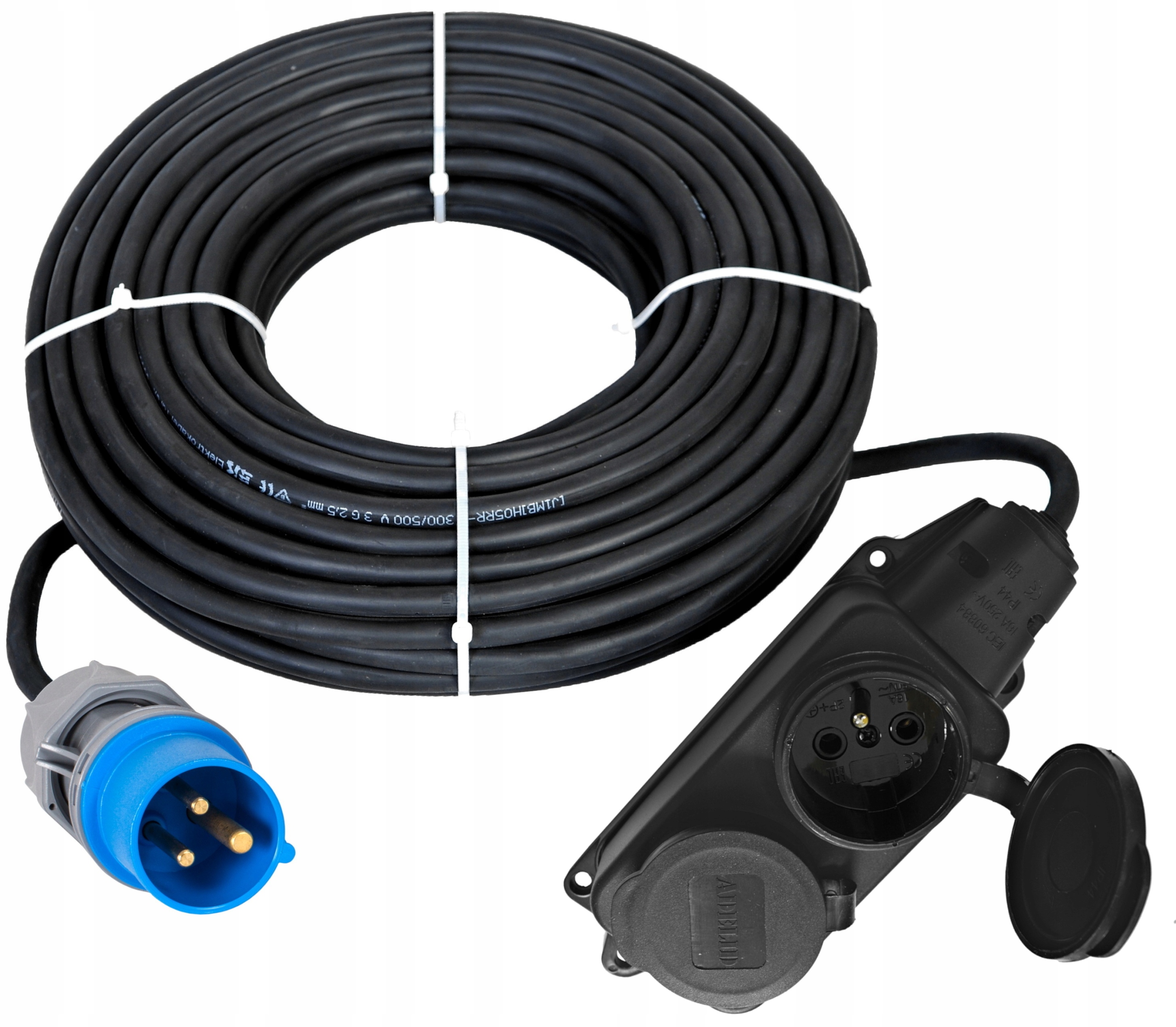 

Adapter Redukcja Camping 16A - Dwójnik 230V 25M