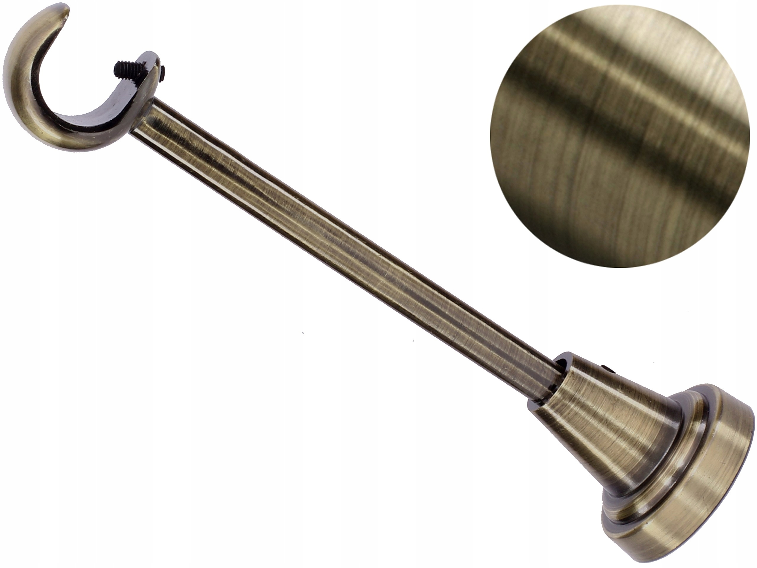 

19 mm Wspornik Pojedynczy Metal Luxury Złoty