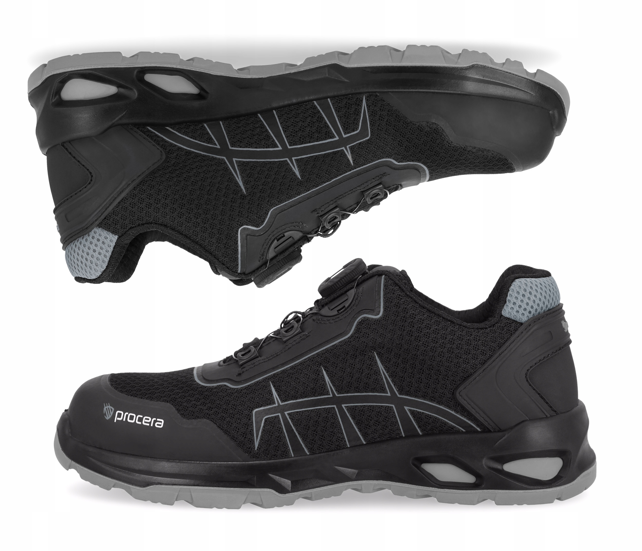 Buty Robocze Półbuty Lotus S1PS Gray Nosek kompozyt Boa Kevlar Rozmiar 42